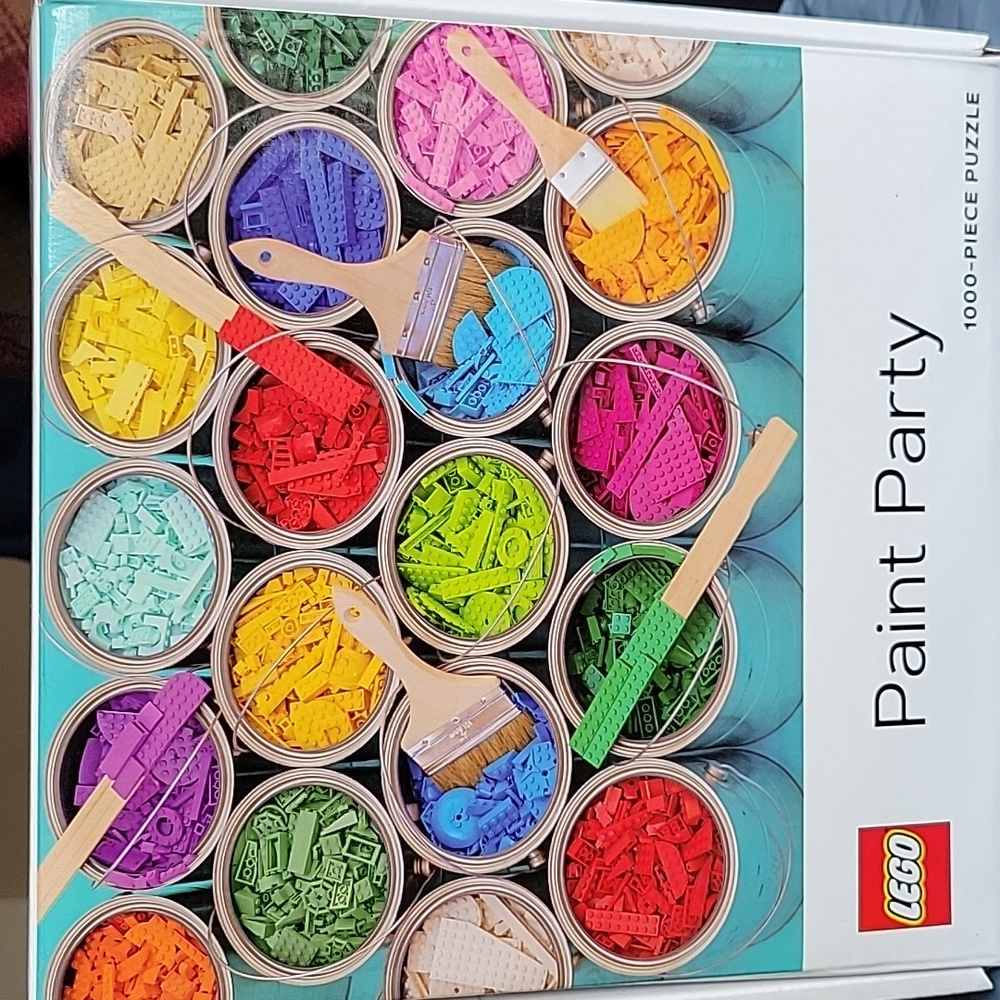 Lego Paint Party 1000 Piece Puzzle